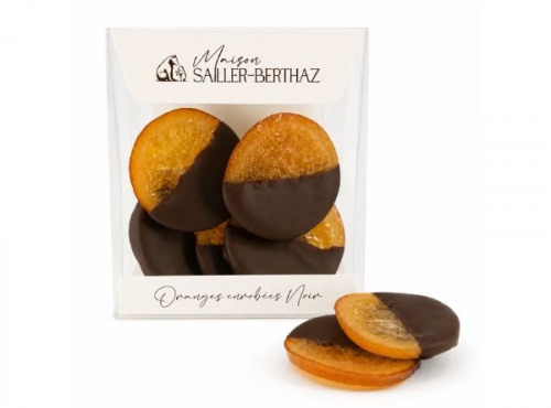 Maison Sailler Berthaz - Oranges enrobées au chocolat noir
