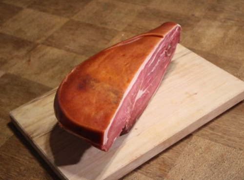 Les Jambons de Lessay - Jambon fumé - Désossé SANS Couenne DEMI