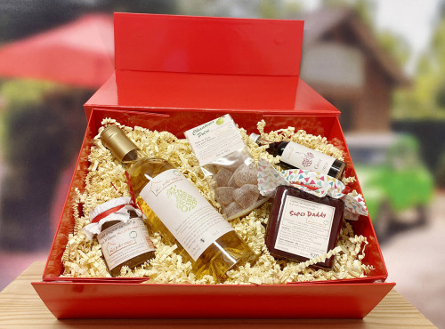 Les Perles Rouges - Coffret fête des Papas avec confit d'oignons au vin de poire Les perles rouges