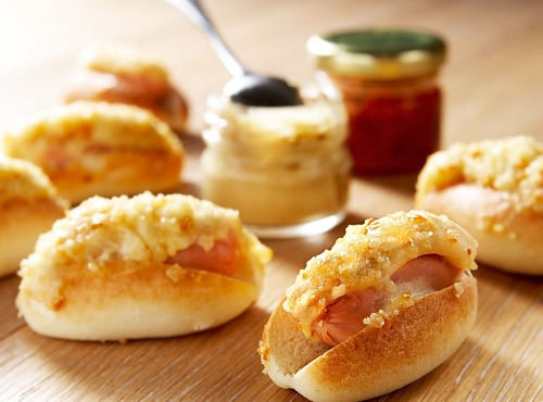 La Boutique Saveurs Cristal - Apéro dinatoire - Mini hotdogs de volaille x 40 pieces