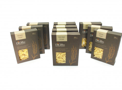 Casa Di Cecco - Lot - 4 x Penne Rigate + 3 x Orecchiette + 3 x Caserecce.10 x 500 G