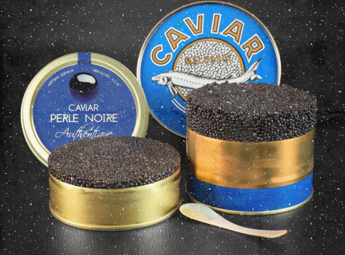 Caviar Perle Noire - Caviar Authentique en boîte "Malossol"