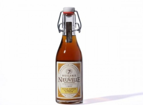 Huilerie de Neuville - Huile Vierge de Noix au Citron 25cl