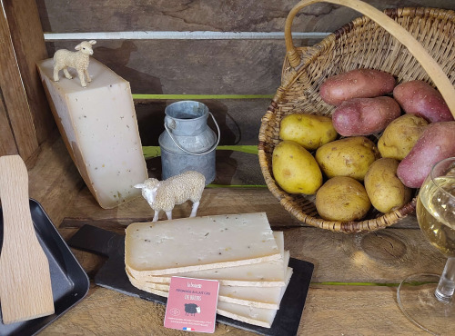 Boutique Boisette - Fromage à raclette de brebis saveur moutarde 200g