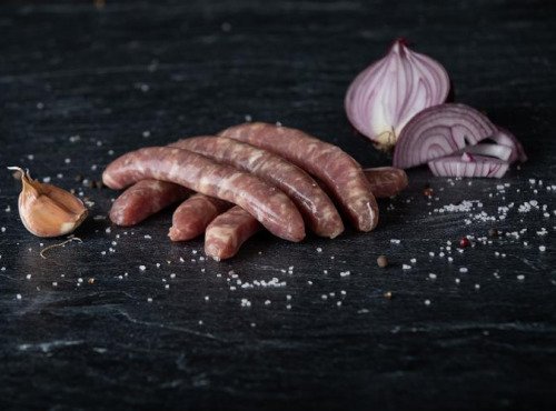Ferme Bret - Chipolatas aux herbes sous vide - Poche de 2,5KG (50 pièces)