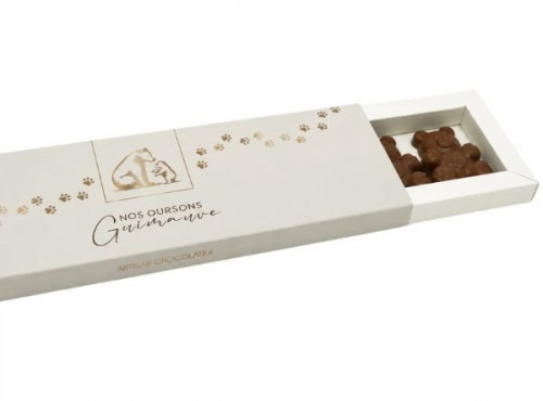 Maison Sailler Berthaz - Coffret d’oursons guimauve au chocolat au lait