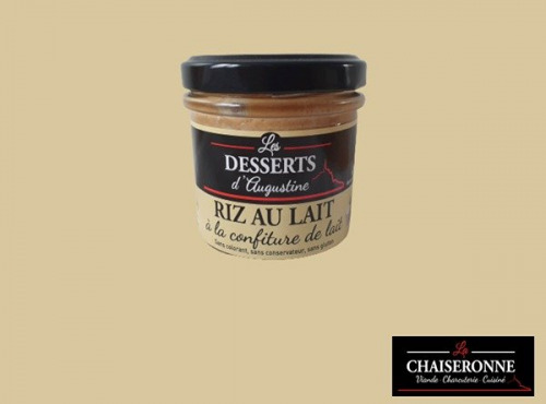 La Chaiseronne - RIZ AU LAIT A LA CONFITURE DE LAIT