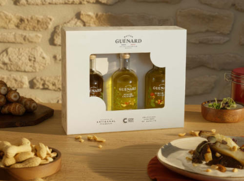 Huilerie Maison Guénard - COFFRET CADEAU EXOTIQUE - 3x9 CL SESAME/NOIX DE CAJOU/CACAHUETE