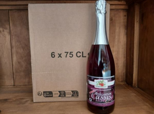 Le Domaine du Framboisier - Pétillant de Cassis sans alcool (6x75cl)