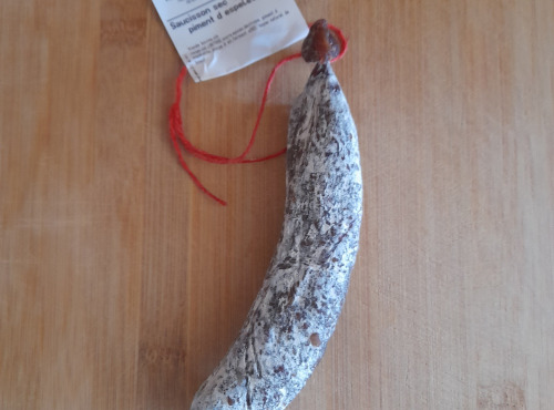 Des Hommes et des Boeufs - Saucisse sèche 100% boeuf origine FRANCE au piment d'Espelette