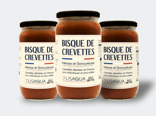 Lisaqua - [Précommande] Bisque de crevettes Lisaqua - lot de 3 bocaux