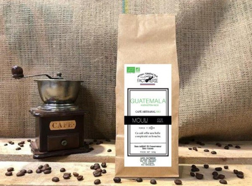 Cafés Factorerie - Café Guatémala Huehuetenango Bio MOULU - 500g