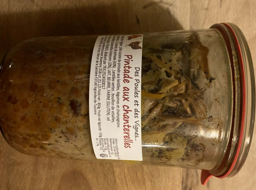 Des Poules et des Vignes à Bourgueil - Pintade  Aux Chanterelles