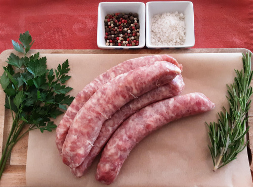 Gourmets de l'Ouest - Saucisses de porc fermier + pommes de terres de Saint-Malo