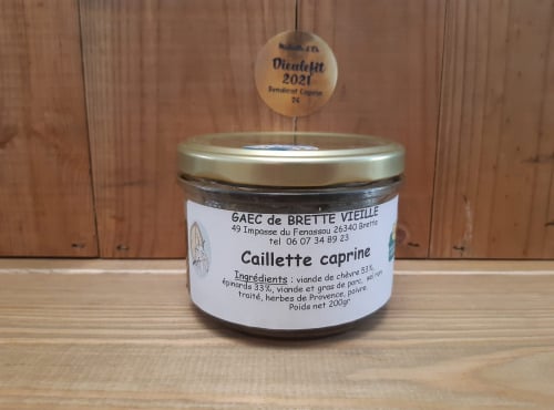 Gaec de Brette Vieille - Caillette caprine - 200g