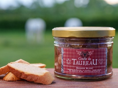 Manade Blanc - Confit de taureau 400g