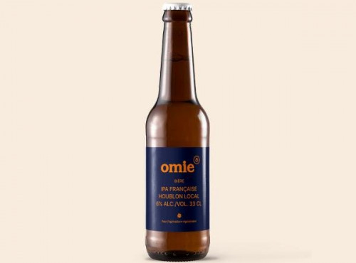 Omie - LOT de 3 - Bière IPA bio - malt et houblon français - 33 cl