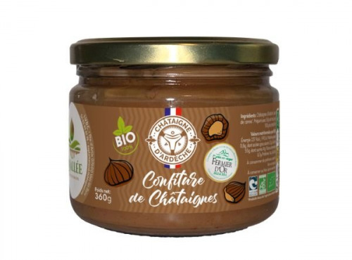 La vallée des chataigniers - Délice de châtaignes allégé en sucre BIO Ardèche