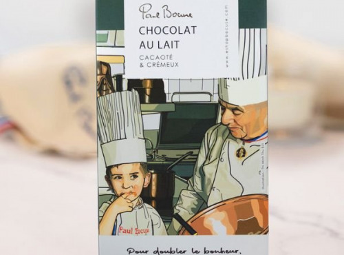 Les Produits Paul Bocuse - Tablette chocolat lait 100g