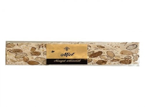 Chaloin Chocolats - Barre de Nougat Artisanal Miel 100g