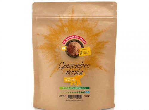 La Brigade des Epices - Gingembre en poudre - sachet kraft 250g