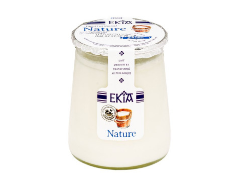 Bastidarra - Ekia - Yaourts Nature pot verre - 4 Pots