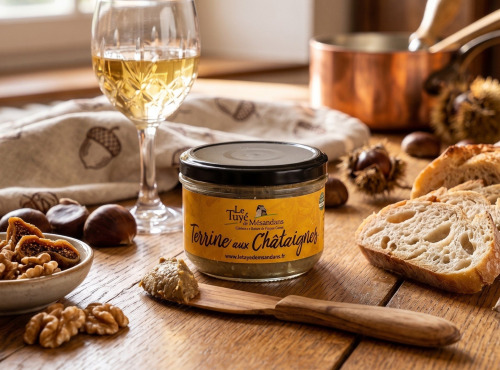 Le Tuyé de Mésandans - Terrine aux châtaignes  sans nitrite - 180g