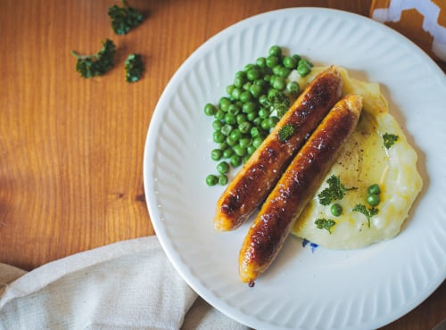 Les Saisissantes - Saucisses de pois chiches au poivre noir 55g x4