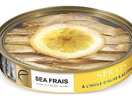 L'atelier Sea Frais - Sprats à l’huile d’olive et au citron 120gx10