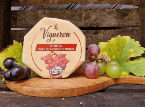 Maison Schmid - Vigneron - Fromage affiné au marc de gewurztraminer
