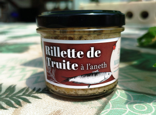 Nature et Saveurs - Ferme Aquaponique et Permacole Astérienne - Rillette de Truite Blanche à l'Aneth