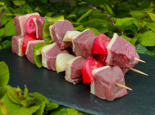 La Ferme du Luguen - Brochettes de canard nature x5