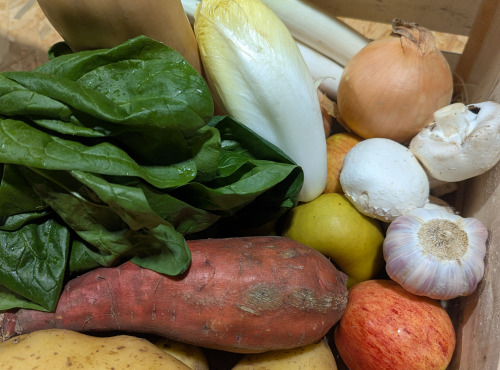 Ferme Cadillon - Panier de légumes de saison + 12 oeufs