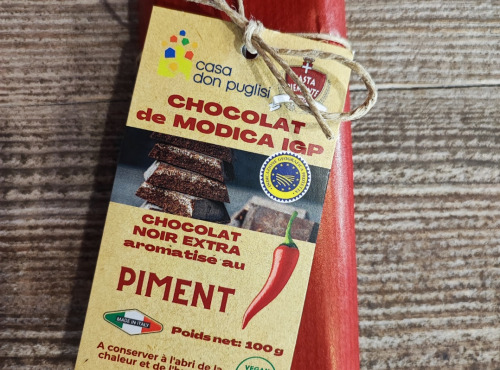 PASTA PIEMONTE - Chocolat de Modica IGP aromatisé au Piment