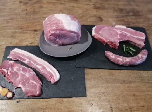 Ferme de Carcouet - Colis Viande de Porc Plein Air - 10 kg