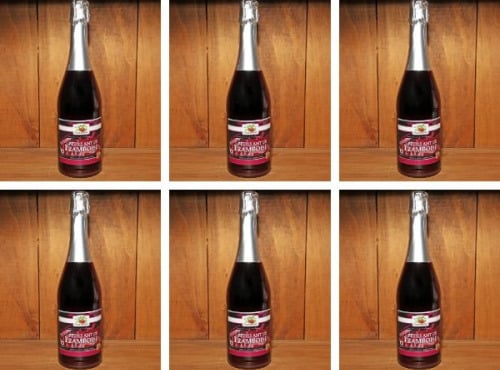 Le Domaine du Framboisier - Pétillant de Framboise Sans Alcool (6 x 75 cl)