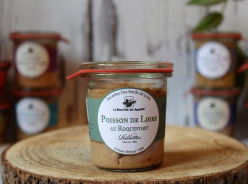 La Bourriche aux Appétits - Rillettes de poisson de Loire au roquefort 150g