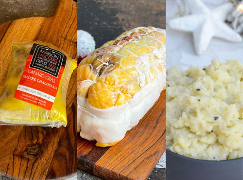 Maison Lascours - Menu Gourmand Rôti de Chapon Foie Gras - 8 Personnes