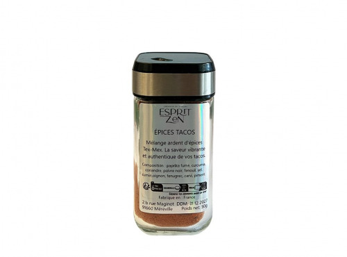 Esprit Zen - Doseur - Épices Tacos - 50g