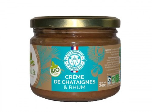 La vallée des chataigniers - Crème de châtaigne au rhum BIO Ardèche