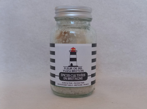 Botanist & Exception - Fleur de sel Bio aromatisée au Yuzu cultivé à Saint Malo