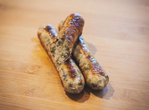 Les Saisissantes - Saucisses de haricots blancs aux algues bretonnes 75g x8