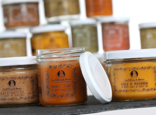 Les délices de Noémie - Pack 10 Pots Bébé dès 6 Mois: 5 Repas + 5 Compotes