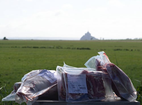 La Ferme des Obiones - Demi-agneau de Pré-Salé Élevé en Plein-air 7 kg