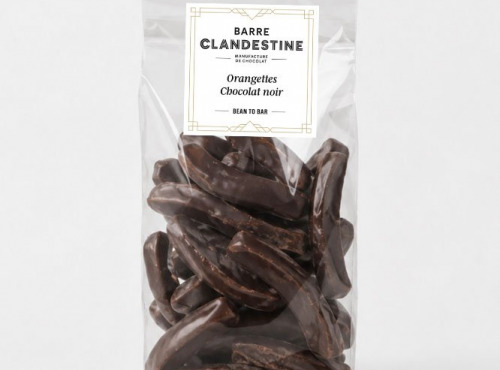 Barre Clandestine - Orangettes chocolat noir