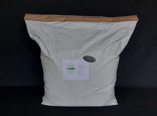 Ferme Le Bouchet - Farine de Seigle Bio Semie complète T170 - 25kg