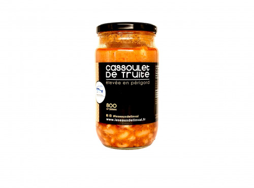 Pisciculture des eaux de l'Inval - Cassoulet de truite 800 gr