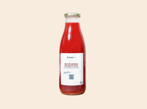 Omie - Jus de pomme Granny & Cassis - 300 ml