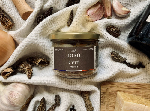 JOKO Gastronomie Sauvage - Terrine de cerf aux morilles 180G x 12