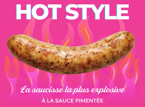 Le Lavandier Charcutier Pontivy - Saucisse HOT STYLE